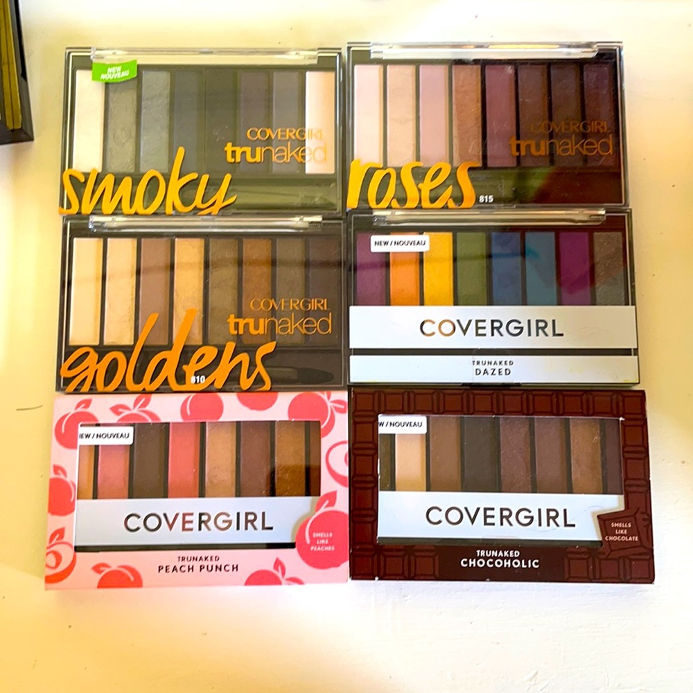 Never used eyeshadow palette bundle